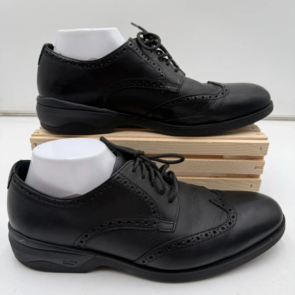 Johnston & Murphy Tanner Wingtip Waterproof‎ XC4 Comfort Dress Shoes Mens 10.5M
